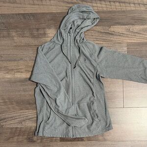 North Face Gray Zip-Up Hoodie